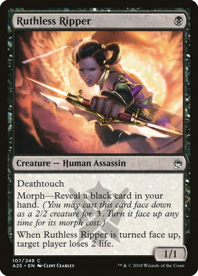 Ruthless Ripper 107 card from Masters 25