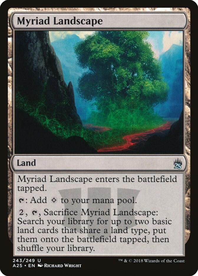 Myriad Landscape 243 card from Masters 25