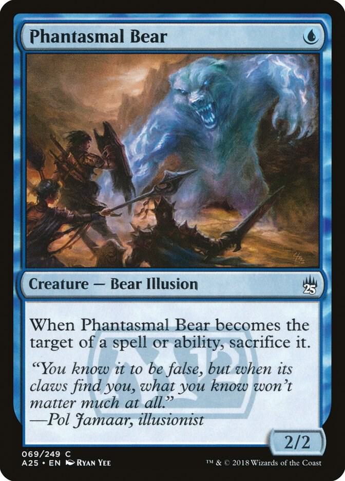 Phantasmal Bear 69 card from Masters 25