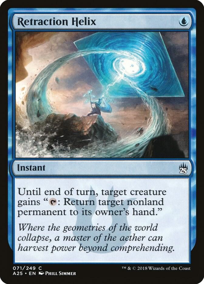 Retraction Helix 71 card from Masters 25