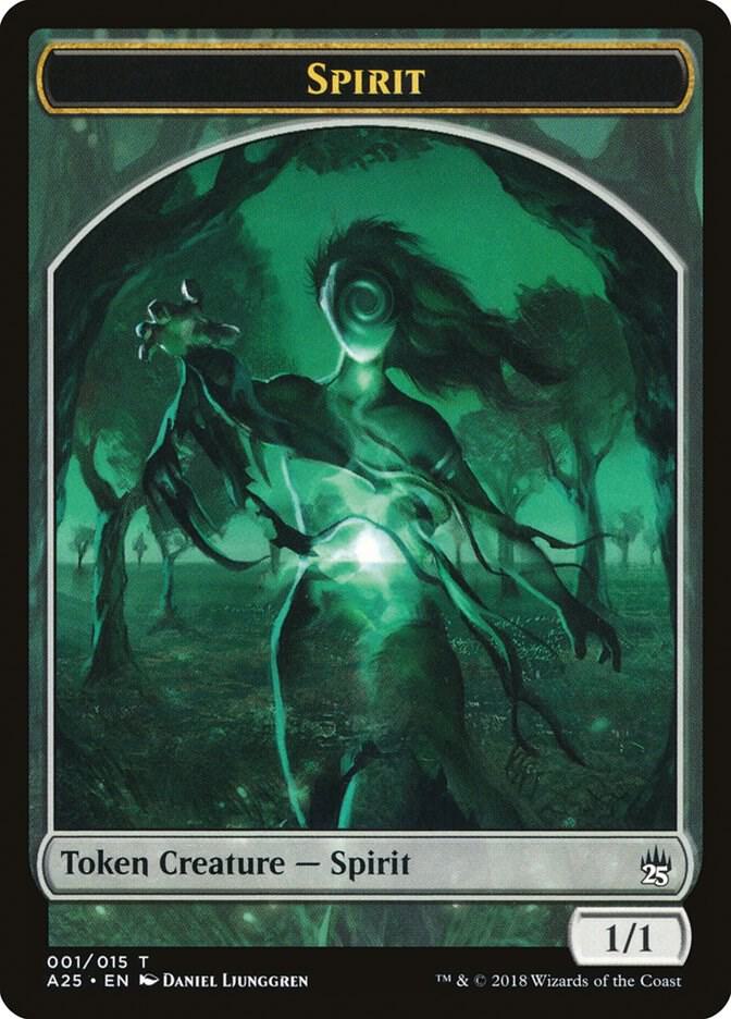 Spirit Token 1 card from Masters 25