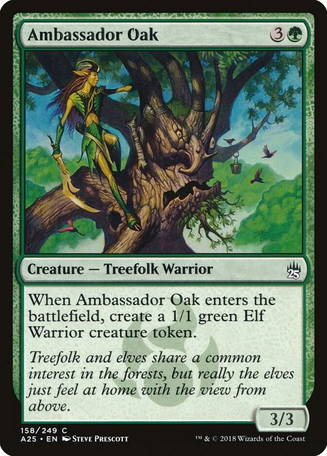 Ambassador Oak 158 card from Masters 25