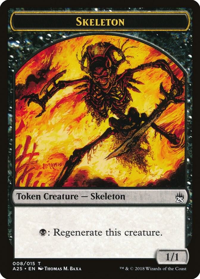 Skeleton Token 8 card from Masters 25