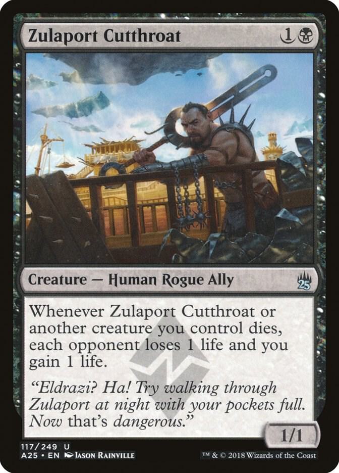 Zulaport Cutthroat 117 card from Masters 25