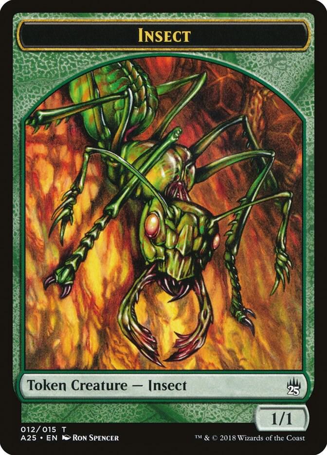 Insect Token 12 card from Masters 25