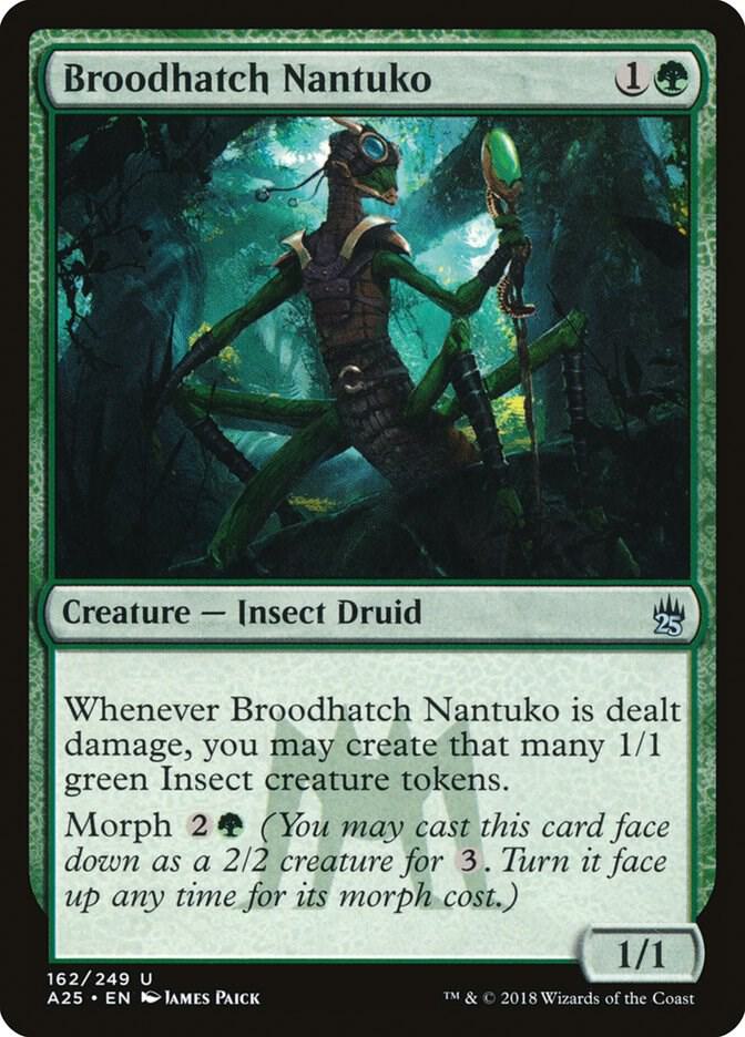 Broodhatch Nantuko 162 card from Masters 25