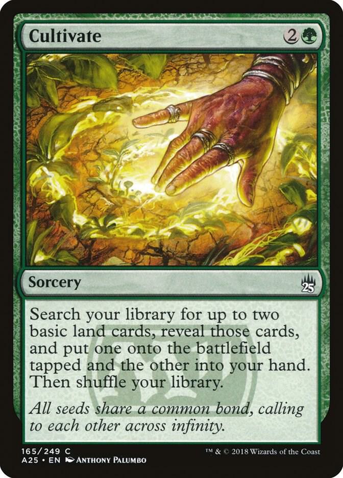 Cultivate 165 card from Masters 25