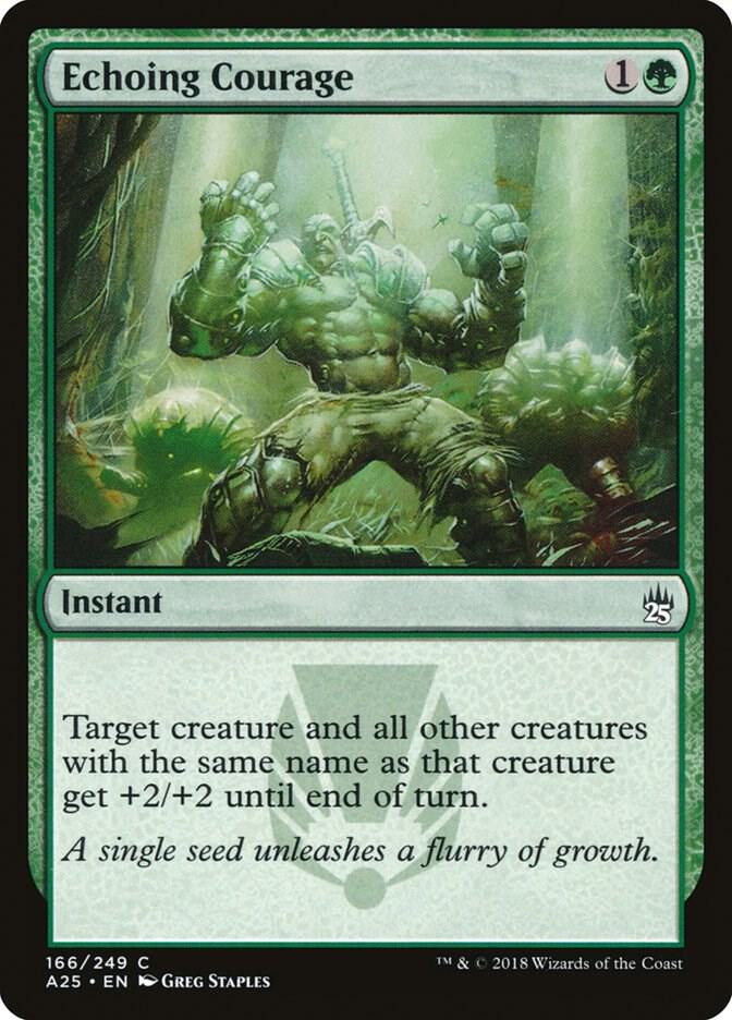 Echoing Courage 166 card from Masters 25