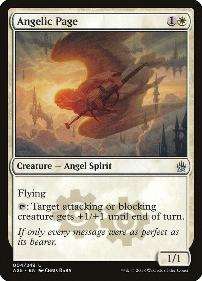 Angelic Page 4 card from Masters 25