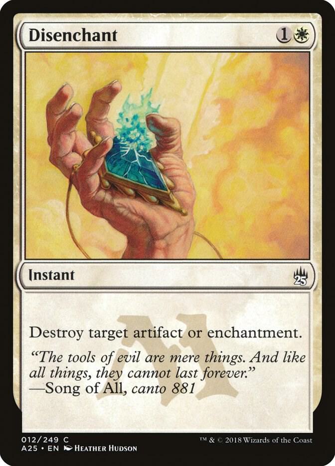 Disenchant 12 card from Masters 25