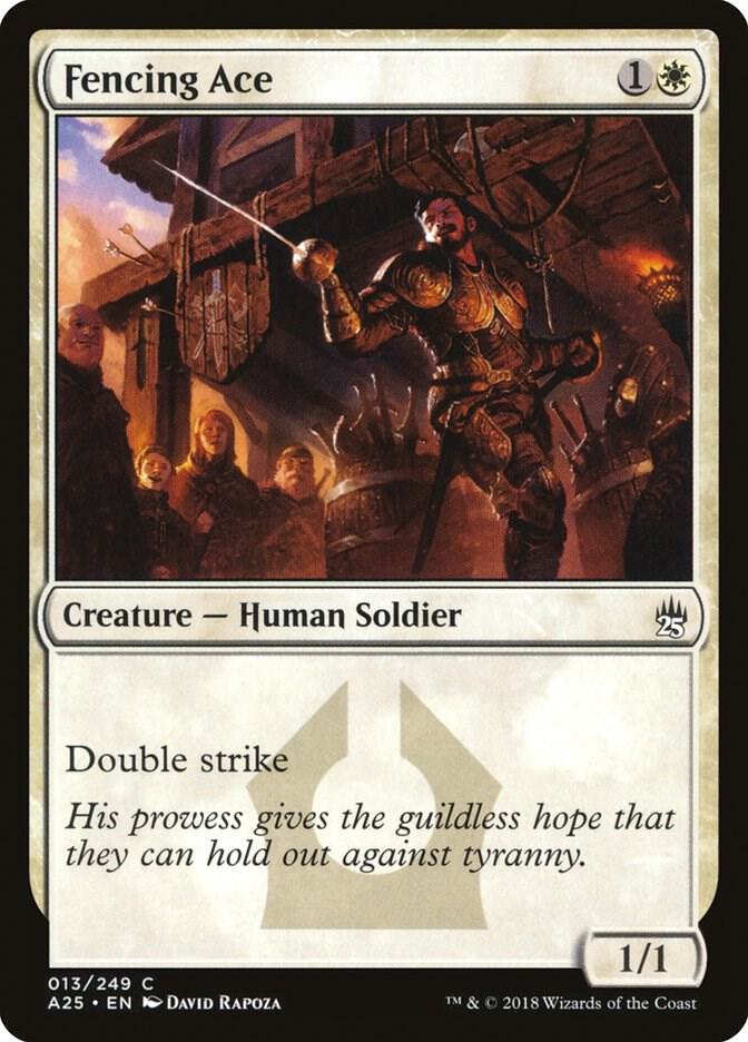 Fencing Ace 13 card from Masters 25