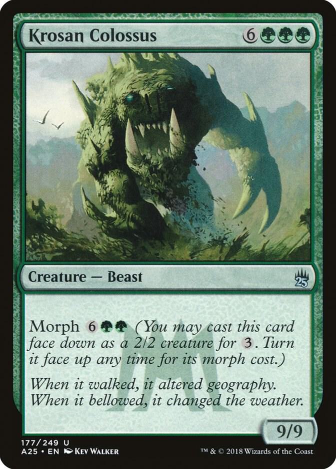 Krosan Colossus 177 card from Masters 25