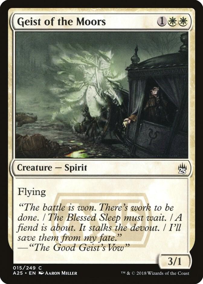Geist of the Moors 15 card from Masters 25