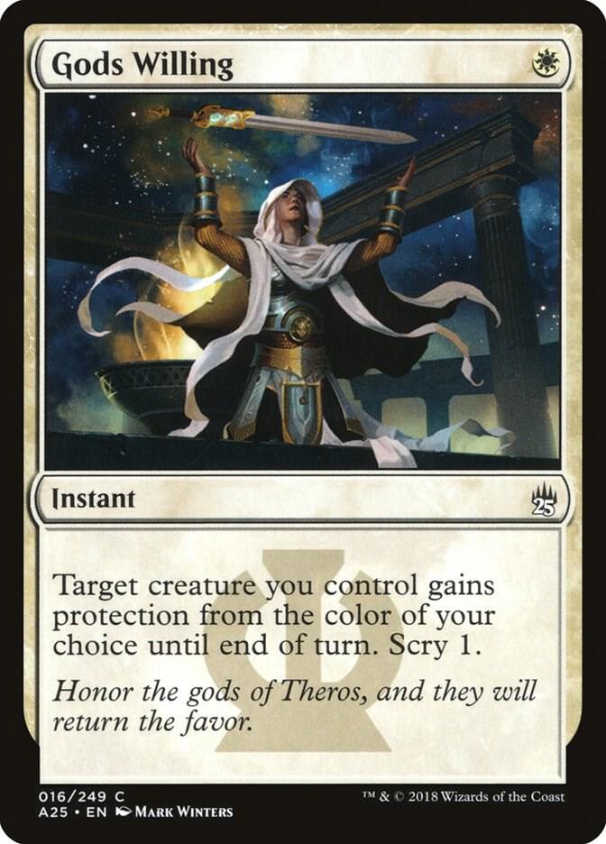 Gods Willing 16 card from Masters 25
