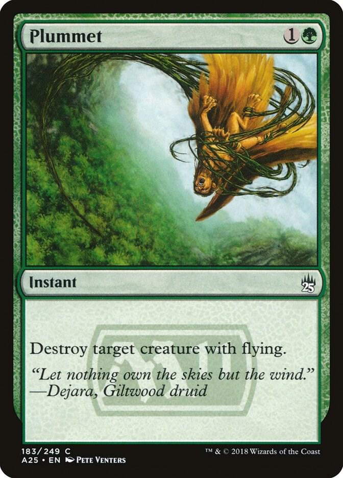 Plummet 183 card from Masters 25
