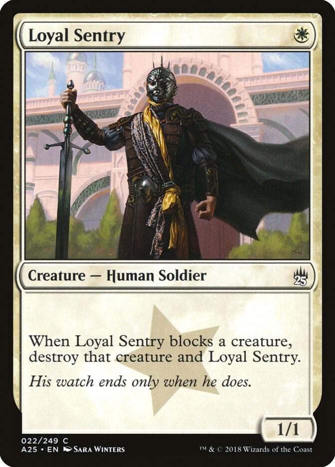 Loyal Sentry 22 card from Masters 25