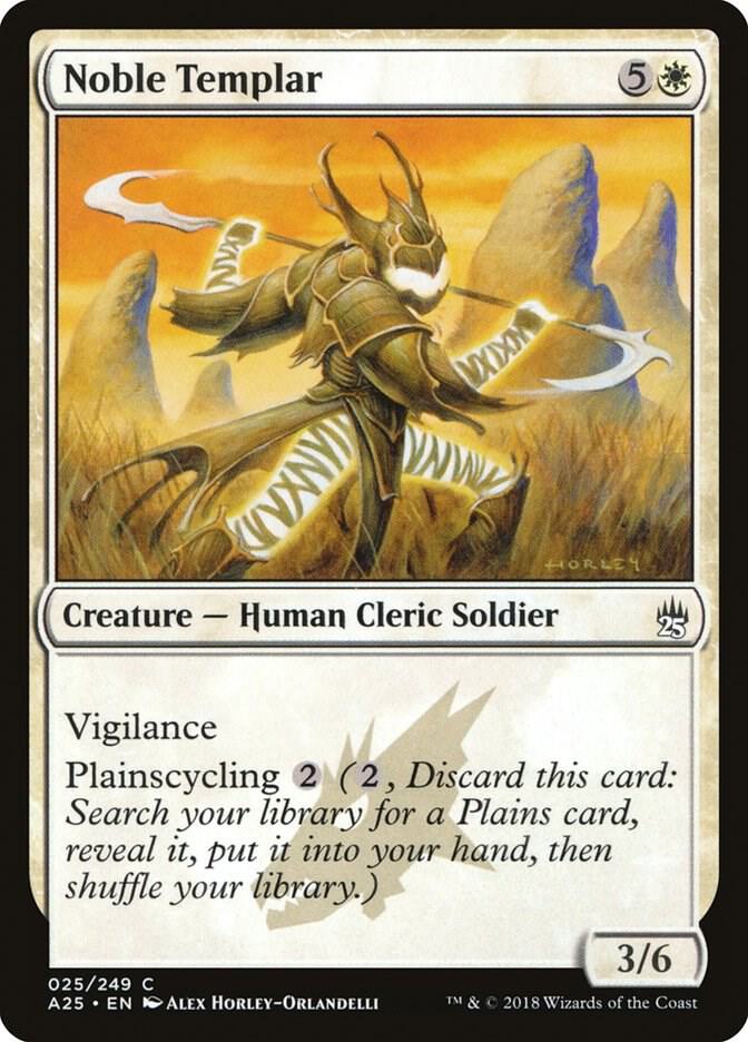 Noble Templar 25 card from Masters 25