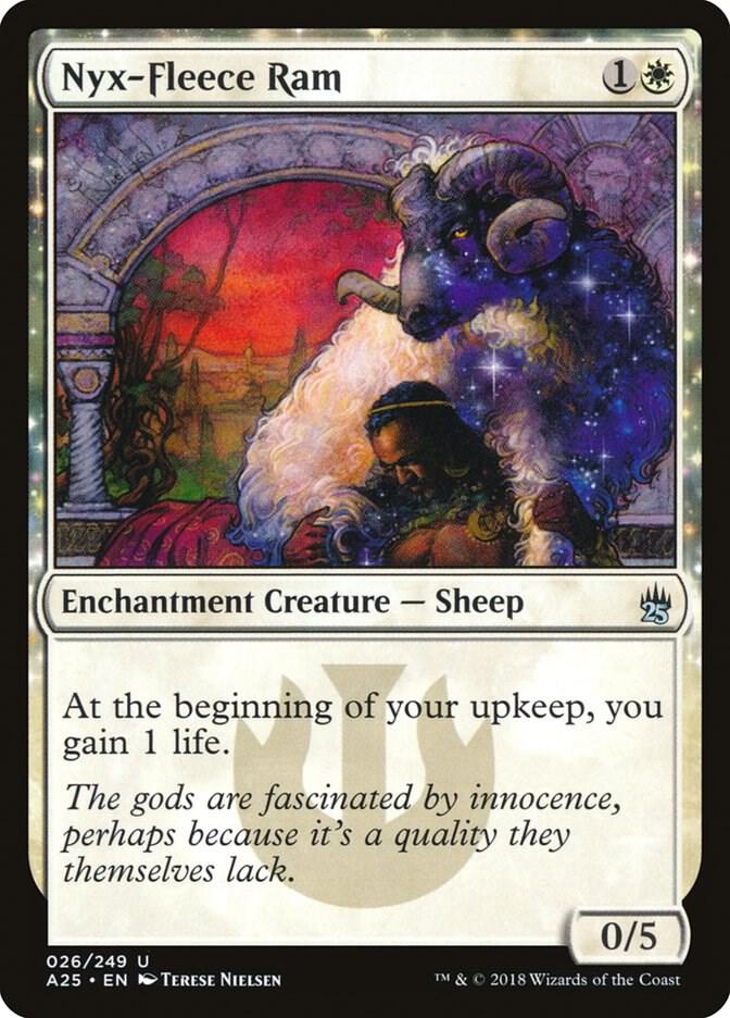 Nyx-Fleece Ram 26 card from Masters 25