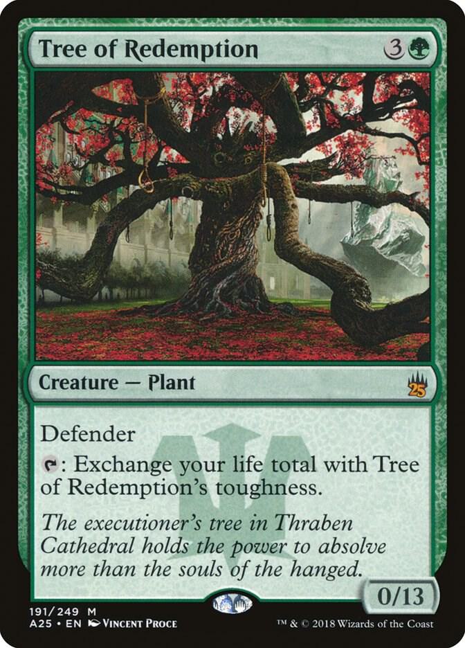 Tree of Redemption 191 card from Masters 25