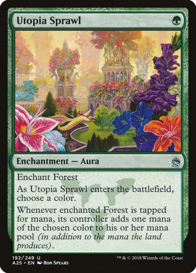 Utopia Sprawl 192 card from Masters 25