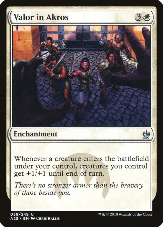 Valor in Akros 38 card from Masters 25