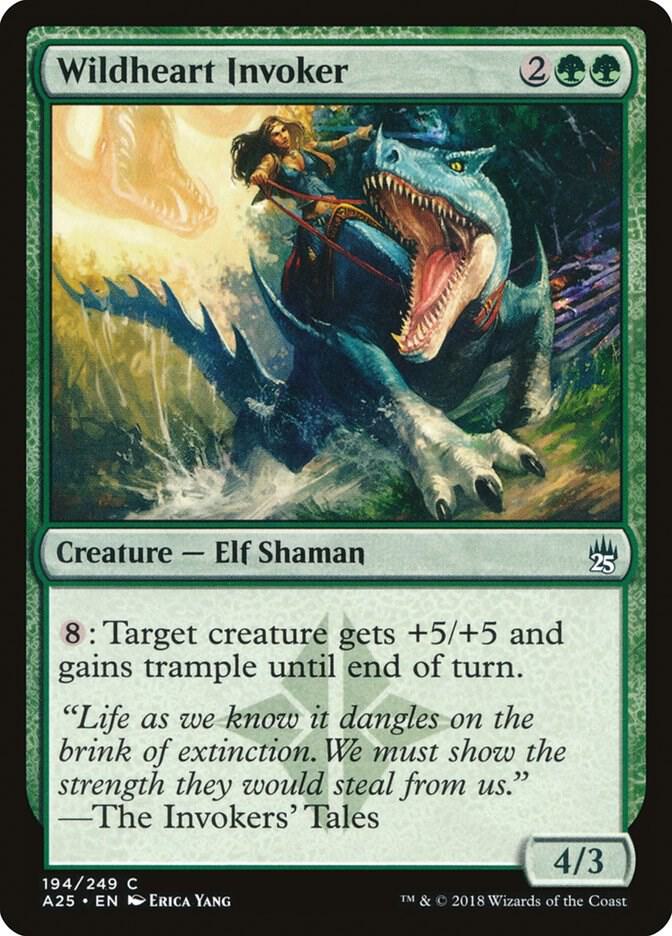 Wildheart Invoker 194 card from Masters 25