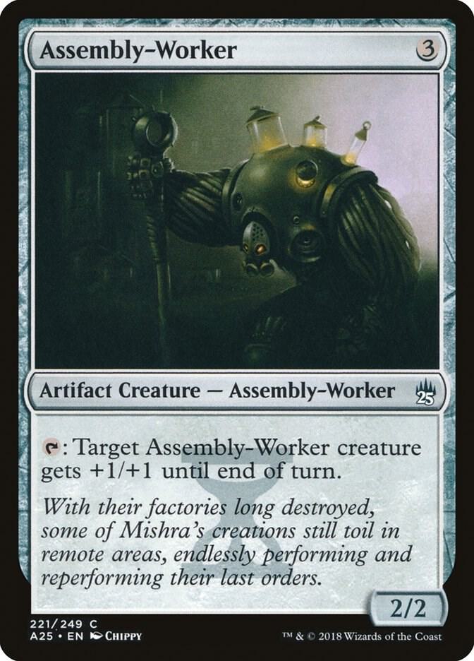 Assembly-Worker 221 card from Masters 25