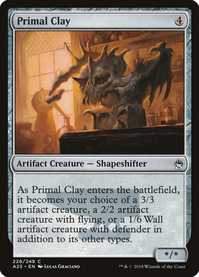 Primal Clay 228 card from Masters 25