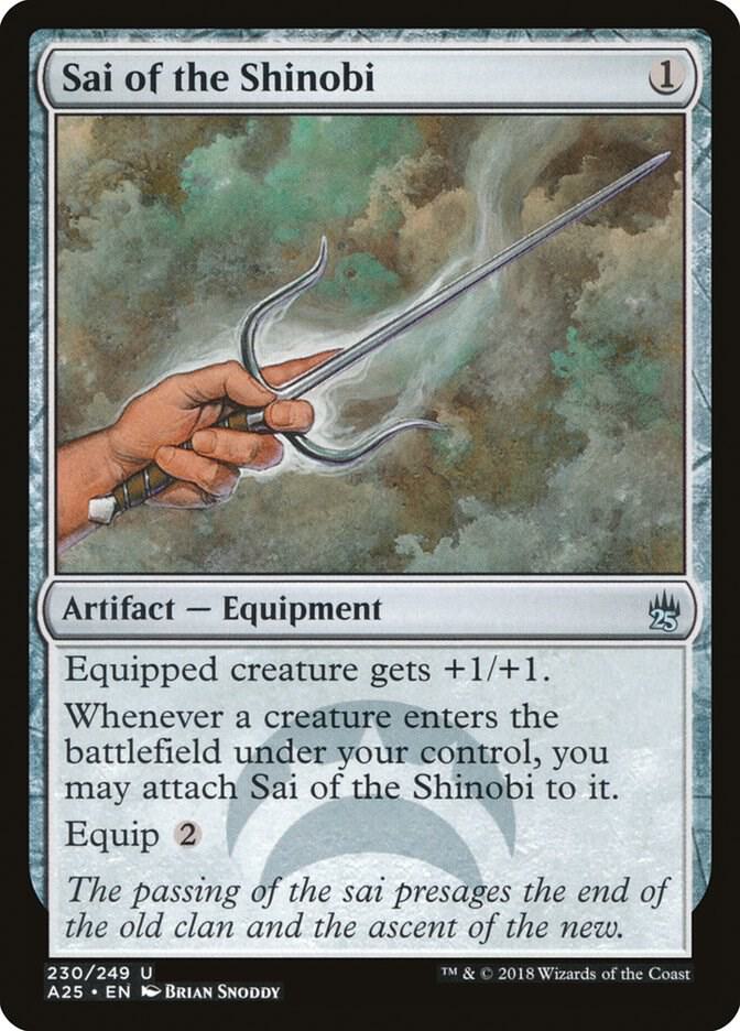 Sai of the Shinobi 230 card from Masters 25