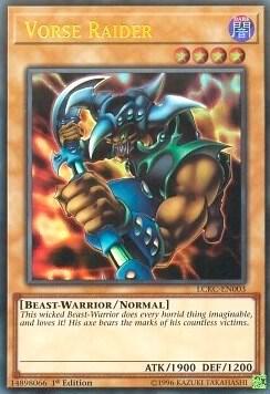 Vorse Raider LCKC-EN003 card from Legendary Collection Kaiba
