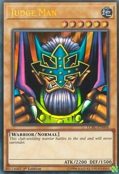 Judge Man LCKC-EN004 card from Legendary Collection Kaiba