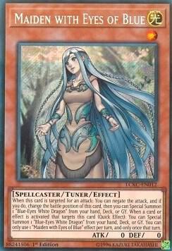 Maiden with Eyes of Blue LCKC-EN012 card from Legendary Collection Kaiba