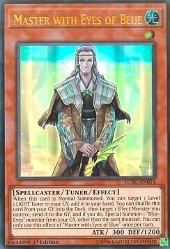 Master with Eyes of Blue LCKC-EN014 card from Legendary Collection Kaiba