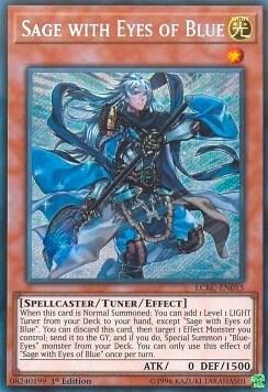 Sage with Eyes of Blue LCKC-EN015 card from Legendary Collection Kaiba