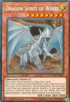 Dragon Spirit of White LCKC-EN018 card from Legendary Collection Kaiba
