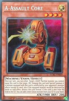 A-Assault Core LCKC-EN019 card from Legendary Collection Kaiba
