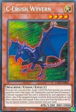 C-Crush Wyvern LCKC-EN021 card from Legendary Collection Kaiba