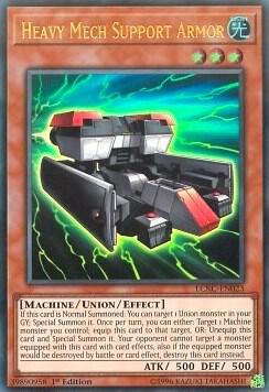 Heavy Mech Support Armor LCKC-EN023 card from Legendary Collection Kaiba