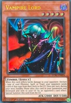 Vampire Lord LCKC-EN024 card from Legendary Collection Kaiba