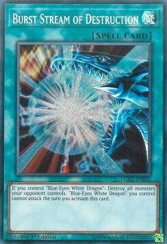 Burst Stream of Destruction LCKC-EN025 card from Legendary Collection Kaiba