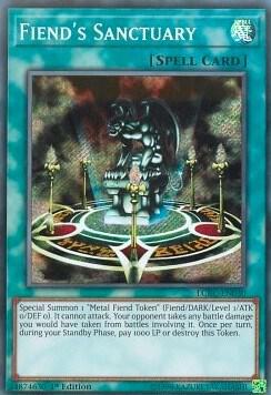 Fiend's Sanctuary LCKC-EN030 card from Legendary Collection Kaiba