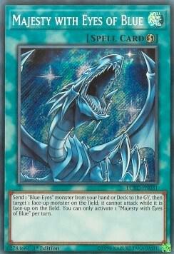 Majesty with Eyes of Blue LCKC-EN031 card from Legendary Collection Kaiba