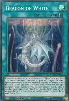 Beacon of White LCKC-EN035 card from Legendary Collection Kaiba