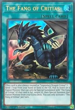 The Fang of Critias LCKC-EN037 card from Legendary Collection Kaiba