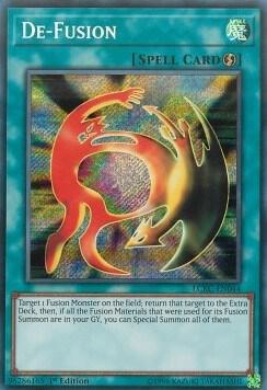 De-Fusion LCKC-EN044 card from Legendary Collection Kaiba