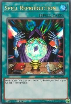 Spell Reproduction LCKC-EN045 card from Legendary Collection Kaiba