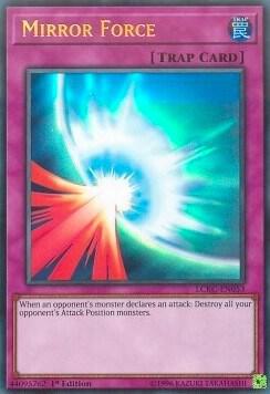 Mirror Force LCKC-EN053 card from Legendary Collection Kaiba