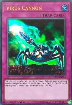 Virus Cannon LCKC-EN056 card from Legendary Collection Kaiba