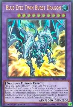 Blue-Eyes Twin Burst Dragon LCKC-EN058 card from Legendary Collection Kaiba