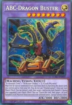 ABC-Dragon Buster LCKC-EN059 card from Legendary Collection Kaiba